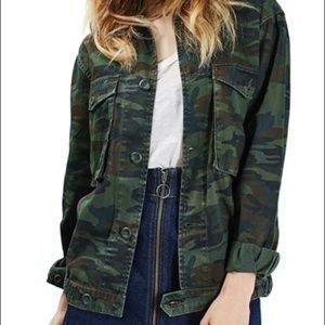 TopShop Rex Camo Jacket